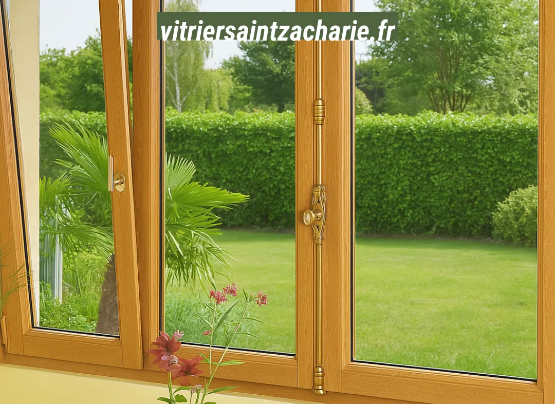 Installation de fenêtre en bois sur mesure Saint-Zacharie