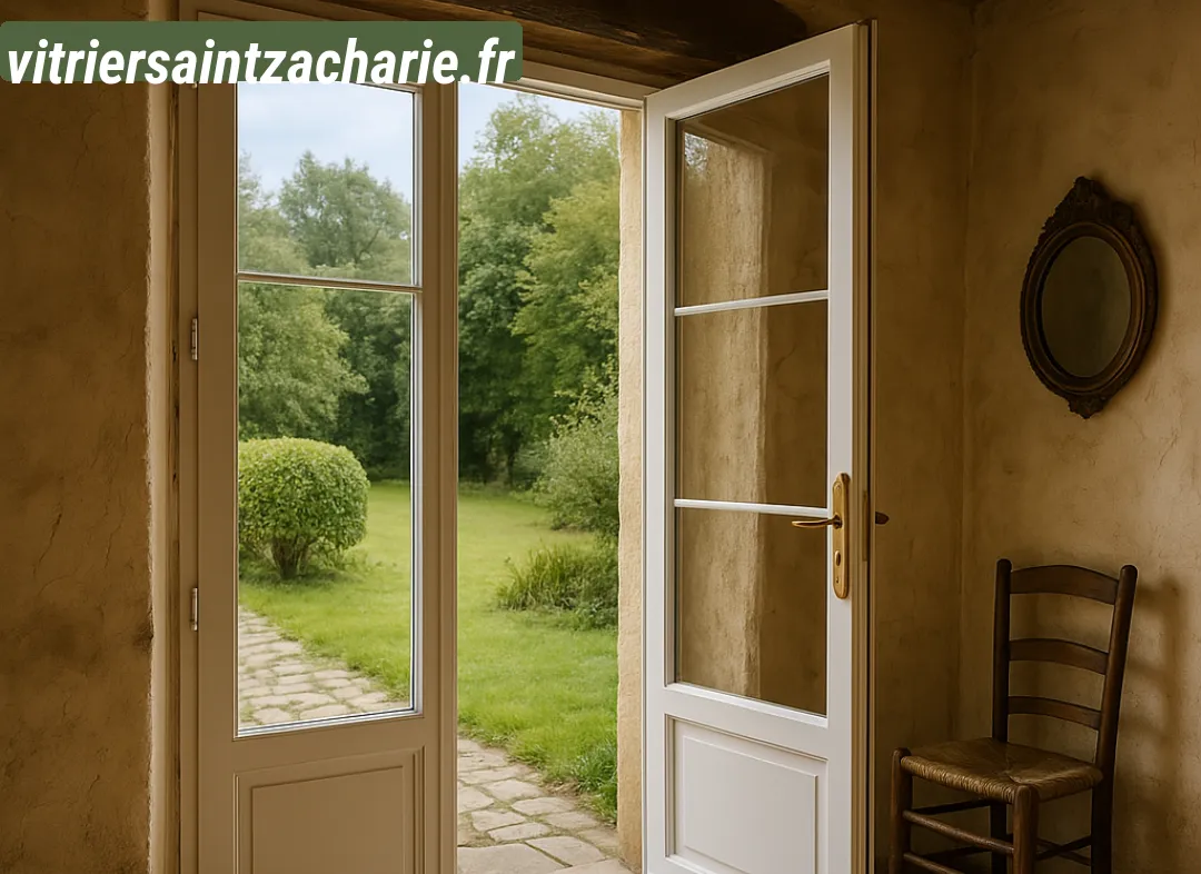 Installation de fenêtre en PVC Saint-Zacharie